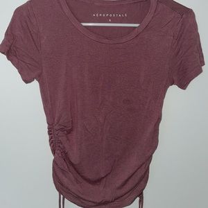 Scrunched-side tshirt